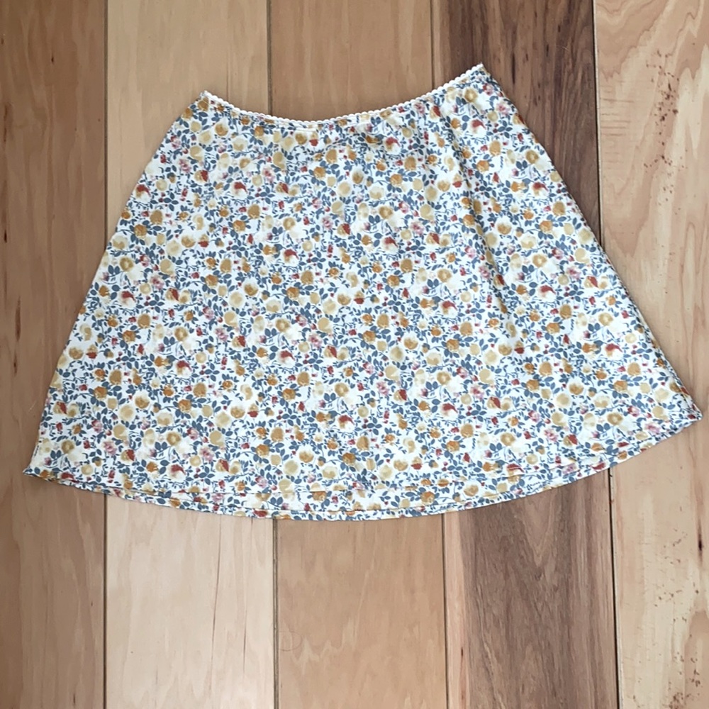 Floral Altar’d State mini skater skirt
